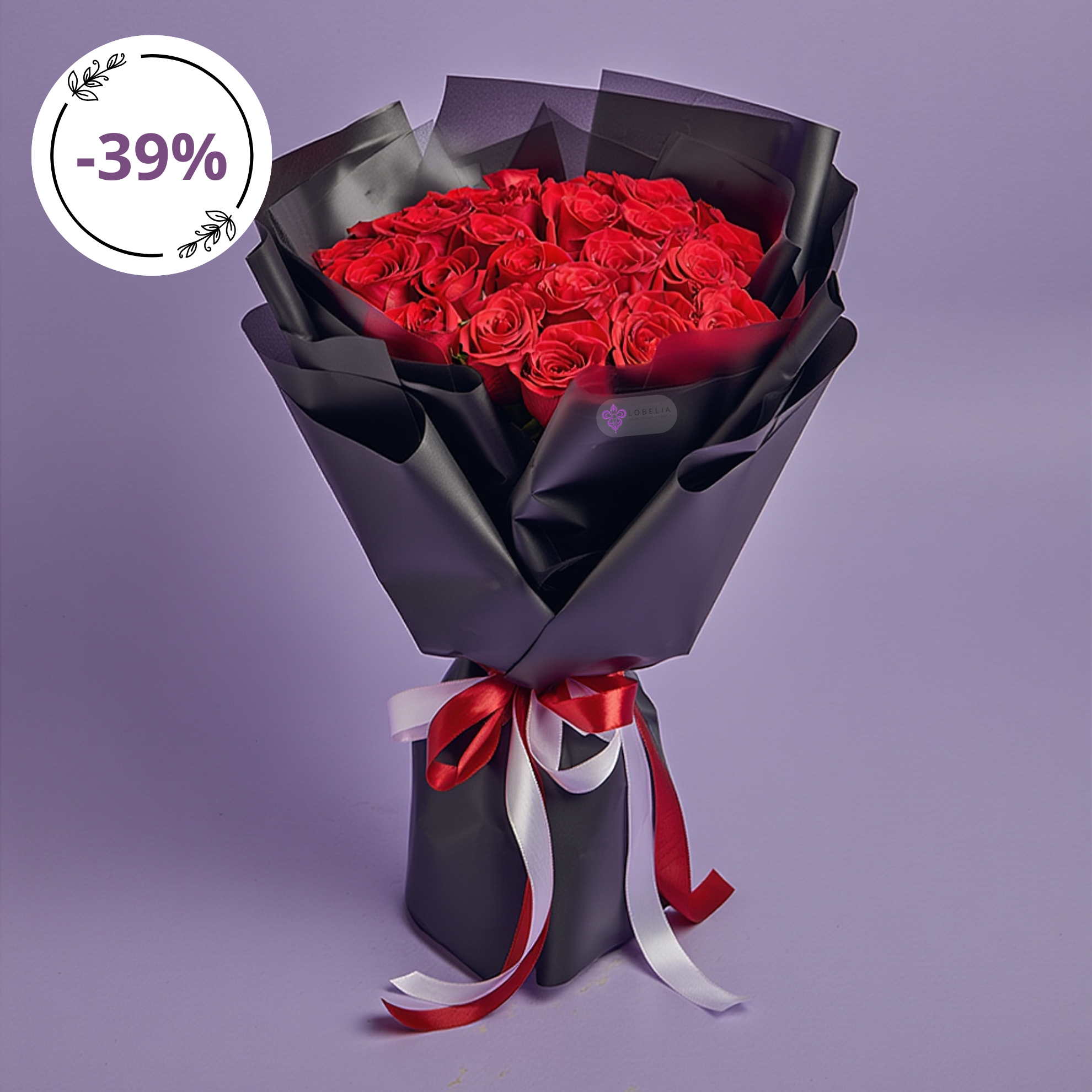 Червона троянда 25 шт.