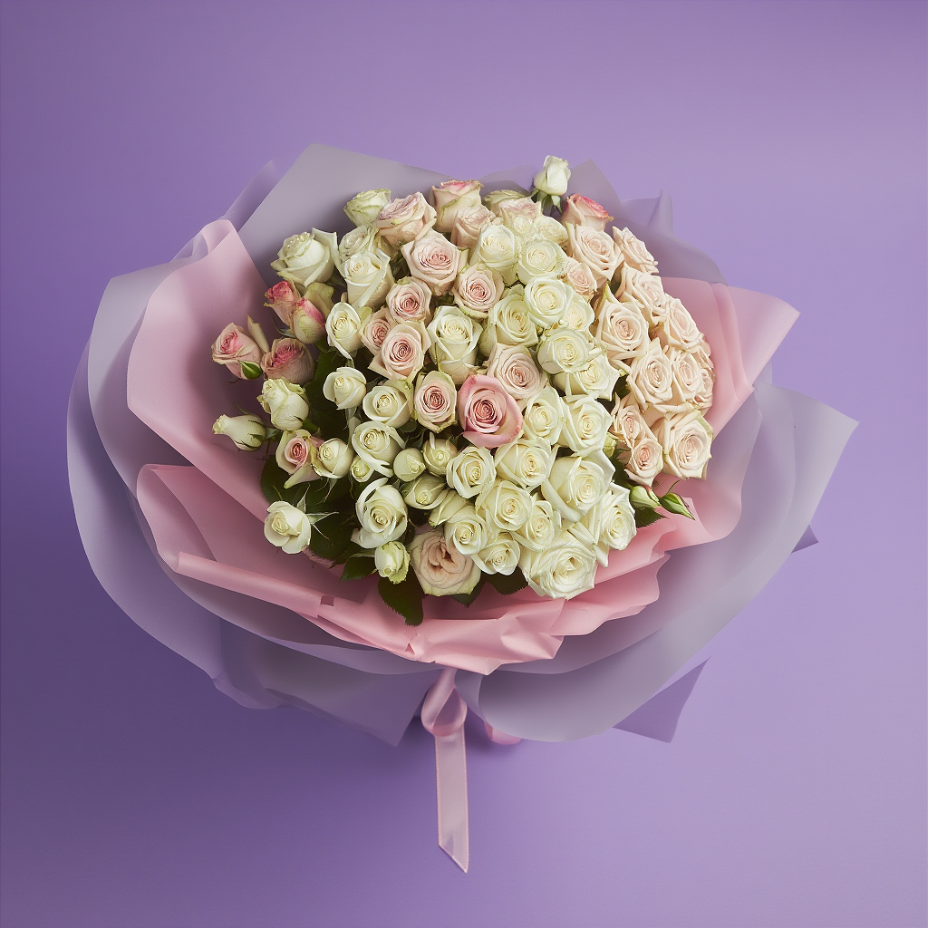 Букет "Обійми Троянд" кущова троянда