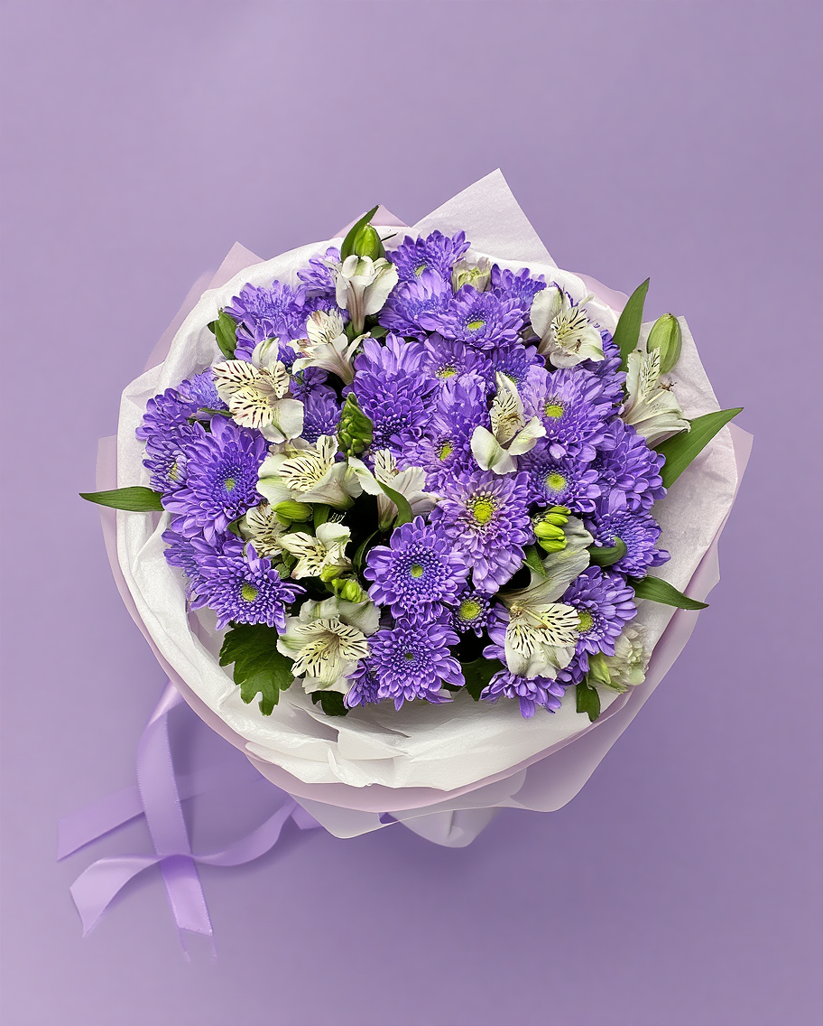 Букет "Фіолетовий Фреш"